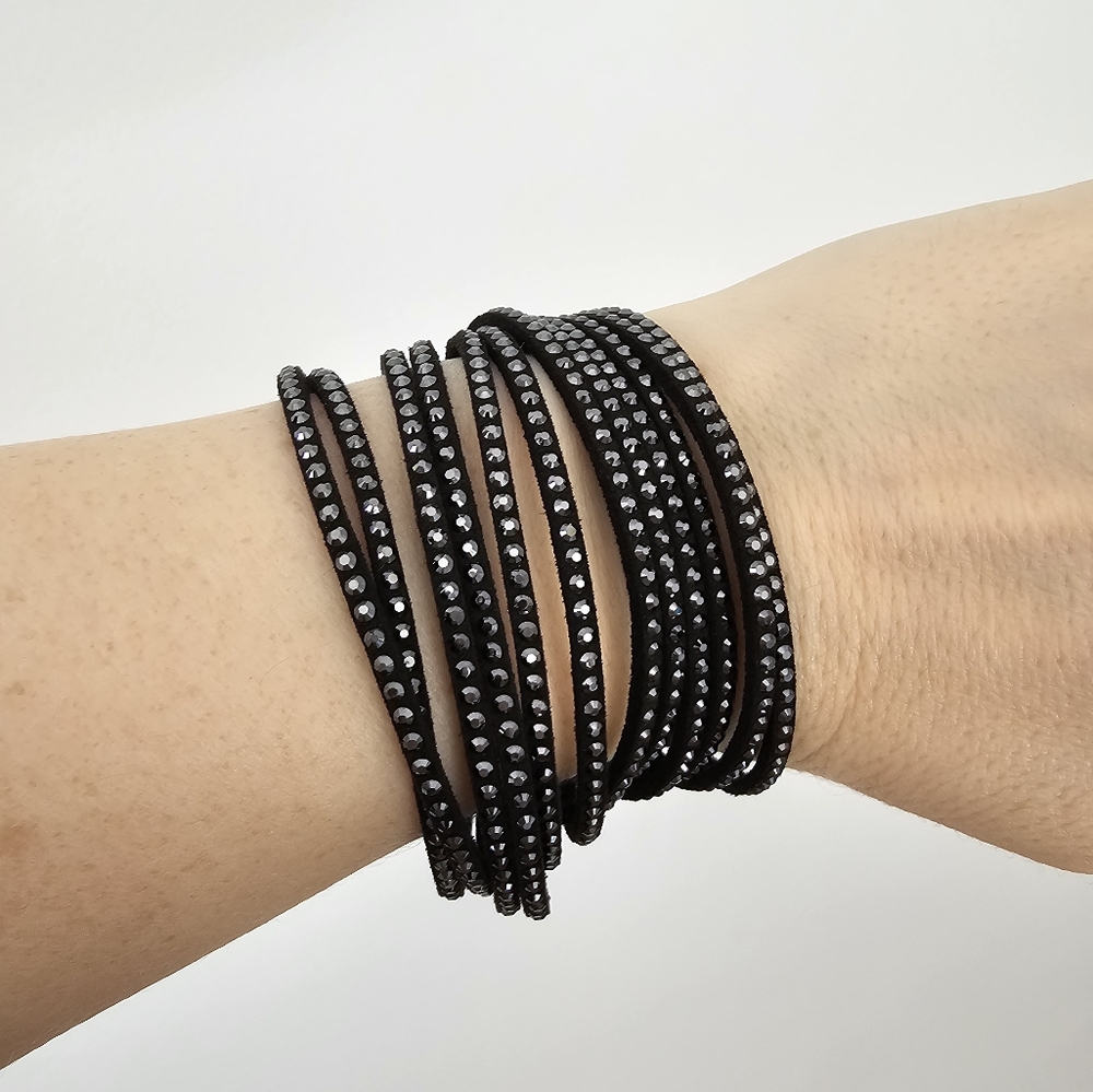 Swarovski Double Wrap Bracelet Multiple Colors Su… - image 5